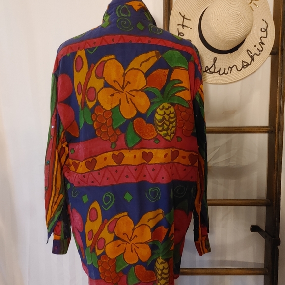 Sandy Starkman Tropical Inspired Shirt - Picture 8 of 9